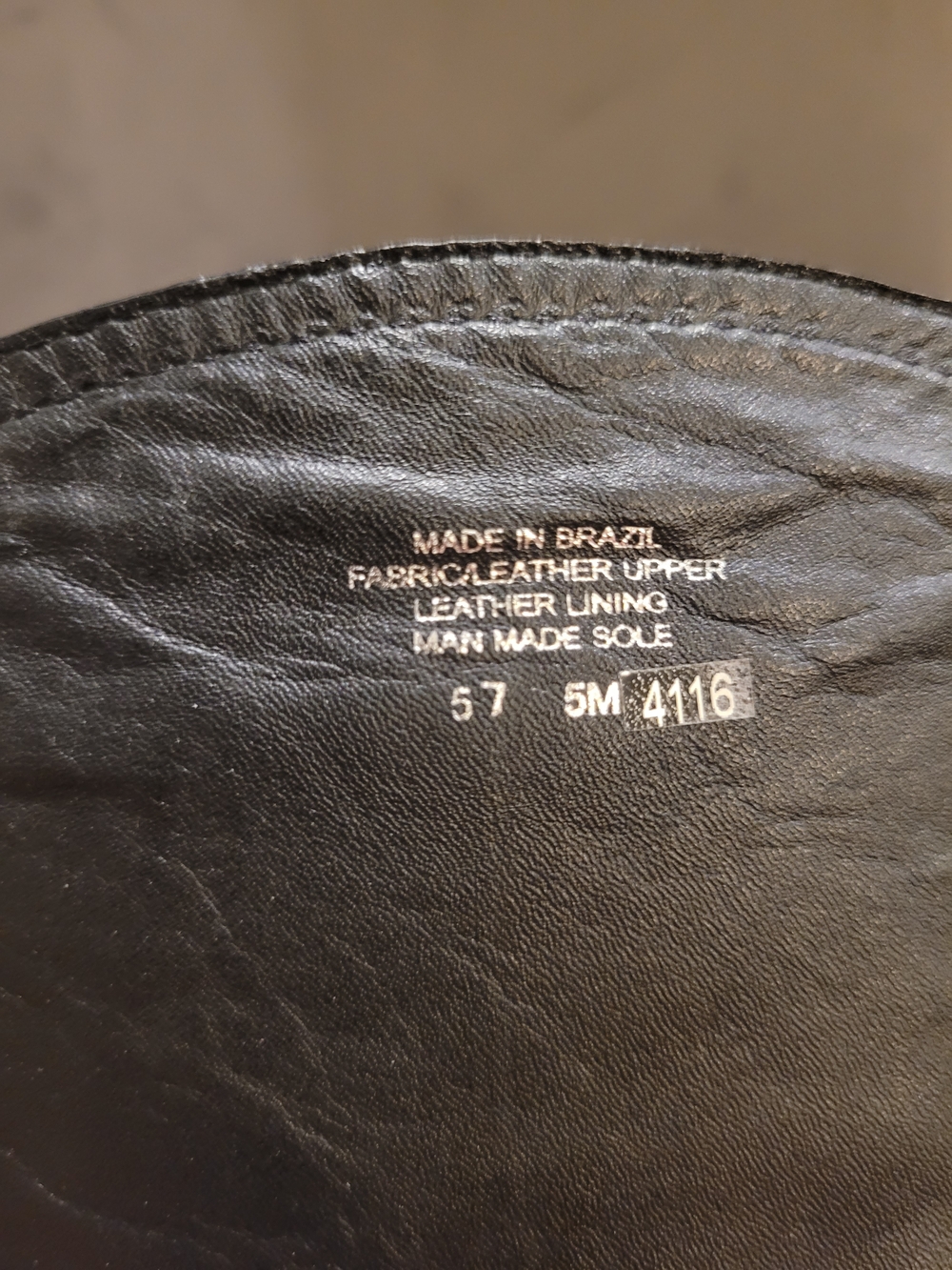 Tory Burch Black Leather Suede Logo Riding Boots Gold Hardware Size 5M - Picture 13 of 15